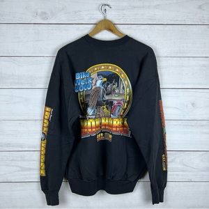 Vintage 2000 Bike Week Iron Horse Saloon Sweatshirt Large